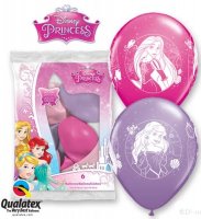 11" Disney Princess Cameos Latex Balloons 6pk