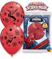 11" Marvels SpiderMan Latex Balloons 6pk