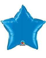 36" Sapphire Blue Star Foil Balloon