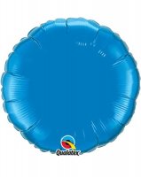 (image for) 18" Sapphire Blue Round Foil Balloon