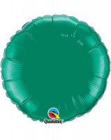 (image for) 18" Emerald Green Round Foil Balloon