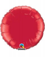 (image for) 18" Ruby Red Round Foil Balloon