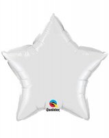 (image for) 4" White Star Foil Balloon