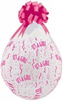 18" Its A Girl-A-Round Stuffing Latex Balloons 25pk