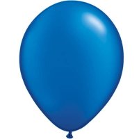 (image for) 11" Pearl Sapphire Blue Latex Balloons 25pk