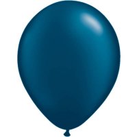 11" Pearl Midnight Blue Latex Balloons 25pk