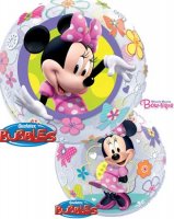 22" Minnie Mouse Bow Tique Single Bubble Balloons
