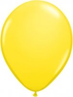 9" Yellow Latex Balloons 100pk
