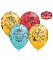 11" Elena Of Avalor Cameos Latex Balloons 25pk
