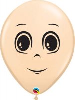 16" Masculine Face Latex Balloons 50pk