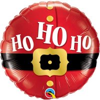 (image for) 18" Ho Ho Ho Santa's Belt Foil Balloons