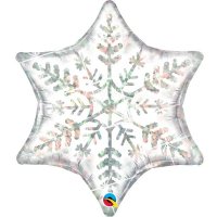 (image for) Dazzling Snowflake Supershape Balloons