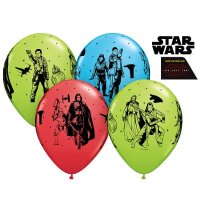 (image for) 11" Star Wars The Last Jedi Latex Balloons 25pk