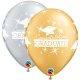 (image for) 11" Congratulations Graduate Caps Latex Balloons 25pk