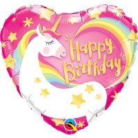 18" Birthday Magical Unicorn Foil Balloons