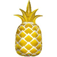 (image for) Golden Pineapple Supershape Balloons