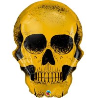 (image for) Golden Skull Supershape Balloons