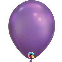 (image for) 11" Chrome Purple Latex Balloons 100pk