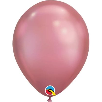 11" Chrome Mauve Latex Balloons 100pk