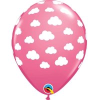 11" Rose Fluffy Clouds Latex Balloons 25pk