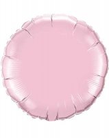 (image for) 18" Pearl Pink Round Foil Balloon