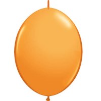(image for) 12" Orange Quick Link Latex Balloons 50pk