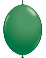 (image for) 12" Green Quick Link Latex Balloons 50pk
