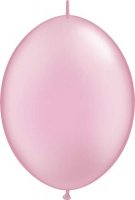 12" Pearl Pink Quick Link Latex Balloons 50pk