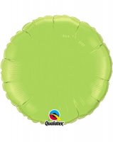 (image for) 18" Lime Green Round Foil Balloon