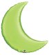 (image for) 35" Lime Green Crescent Moon Foil Balloon