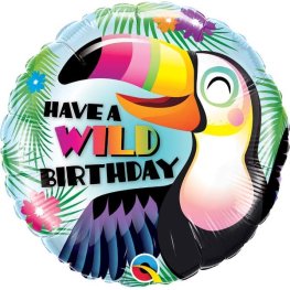 (image for) 18" Have A Wild Birthday Foil Balloons