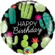 (image for) 18" Happy Birthday Cactuses Foil Balloons