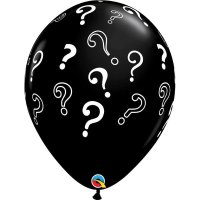 16" Question Marks Latex Balloons 50pk