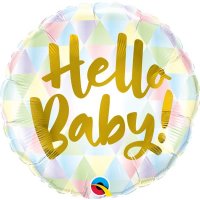 18" Hello Baby Foil Balloons