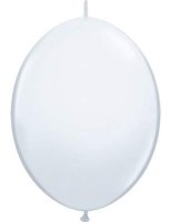(image for) 6" White Quick Link Latex Balloons 50pk