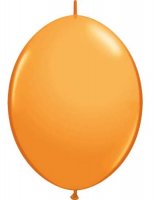 (image for) 6" Orange Quick Link Latex Balloons 50pk