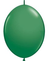 (image for) 6" Green Quick Link Latex Balloons 50pk