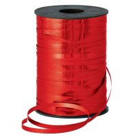 Metallic Red Curling Ribbons 250m