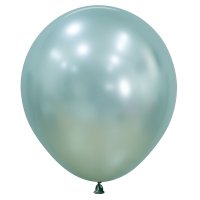 (image for) 18" Silk Cool Mint Latex Balloons 25pk