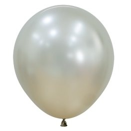 (image for) 18" Silk Cream Pearl Latex Balloons 25pk