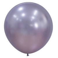 (image for) 24" Silk Light Amethyst Latex Balloons 3pk