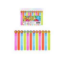 (image for) Yellow Smile Faces Mini Party Bubble Tubes 12pk