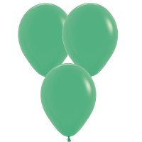 (image for) 5" Fashion Green Latex Balloons 50pk