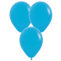 (image for) 5" Fashion Blue Latex Balloons 50pk