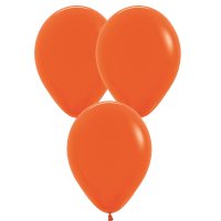 (image for) 5" Fashion Orange Latex Balloons 50pk