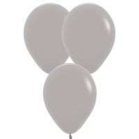 (image for) 5" Fashion Grey Latex Balloons 50pk