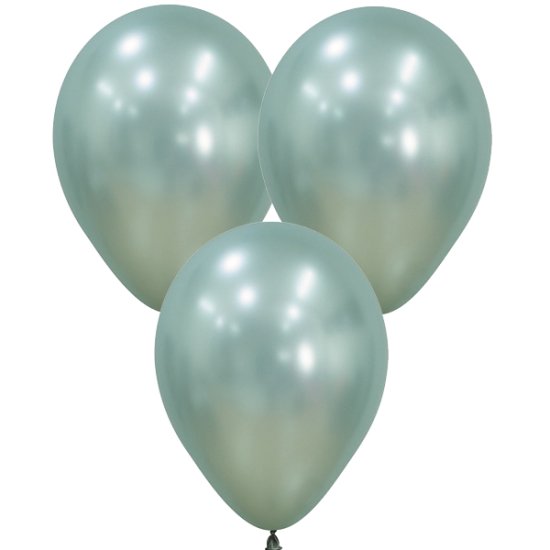 (image for) 5" Silk Cool Mint Latex Balloons 50pk