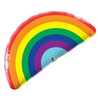 Bright Rainbow Supershape Balloons