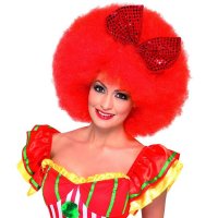 Red Mega Afro Wigs