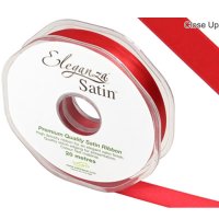 (image for) Red Double Faced Satin Ribbon 15mm x 20m